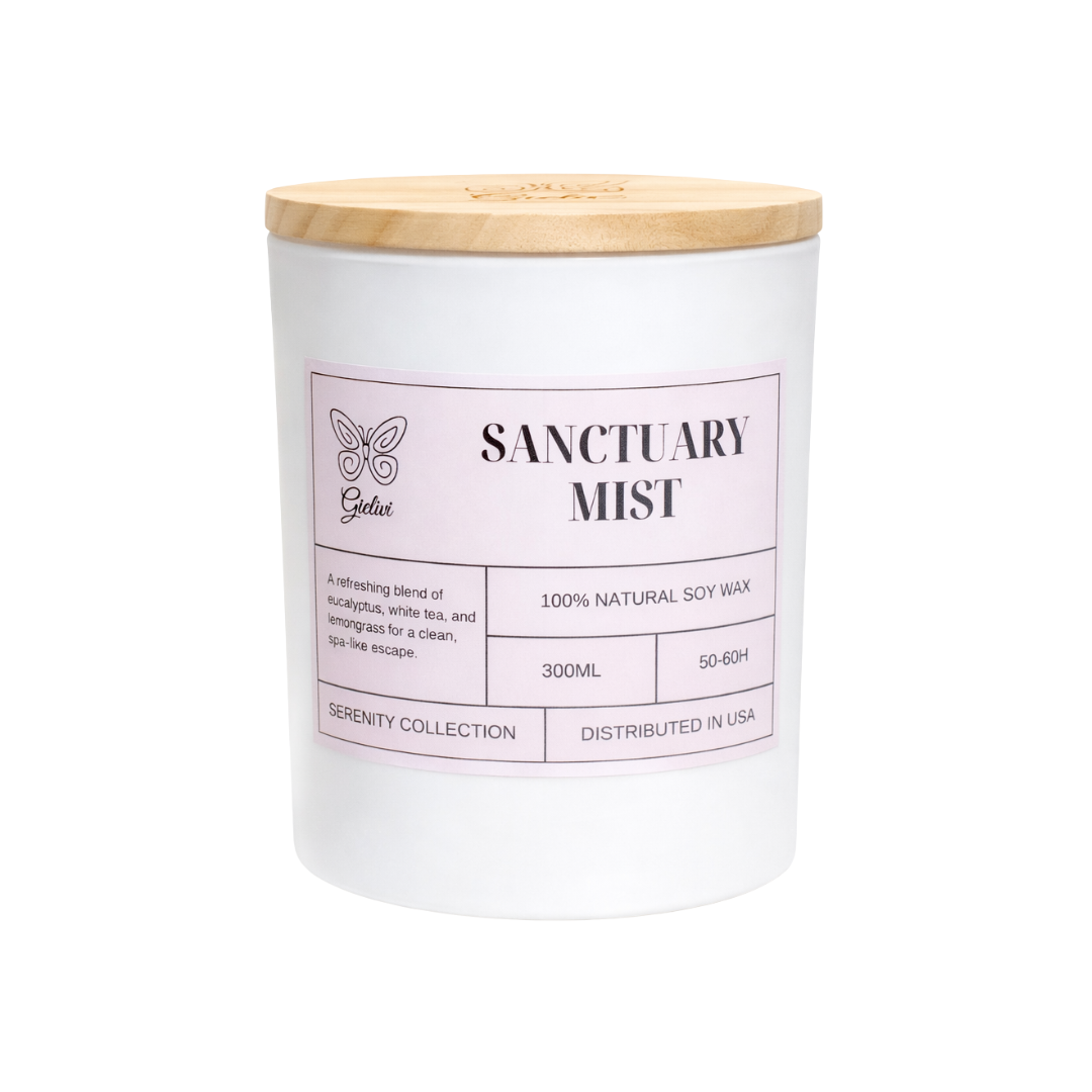 Sanctuary Mist Candle – Fresh, Clean & Spa-Like Relaxation