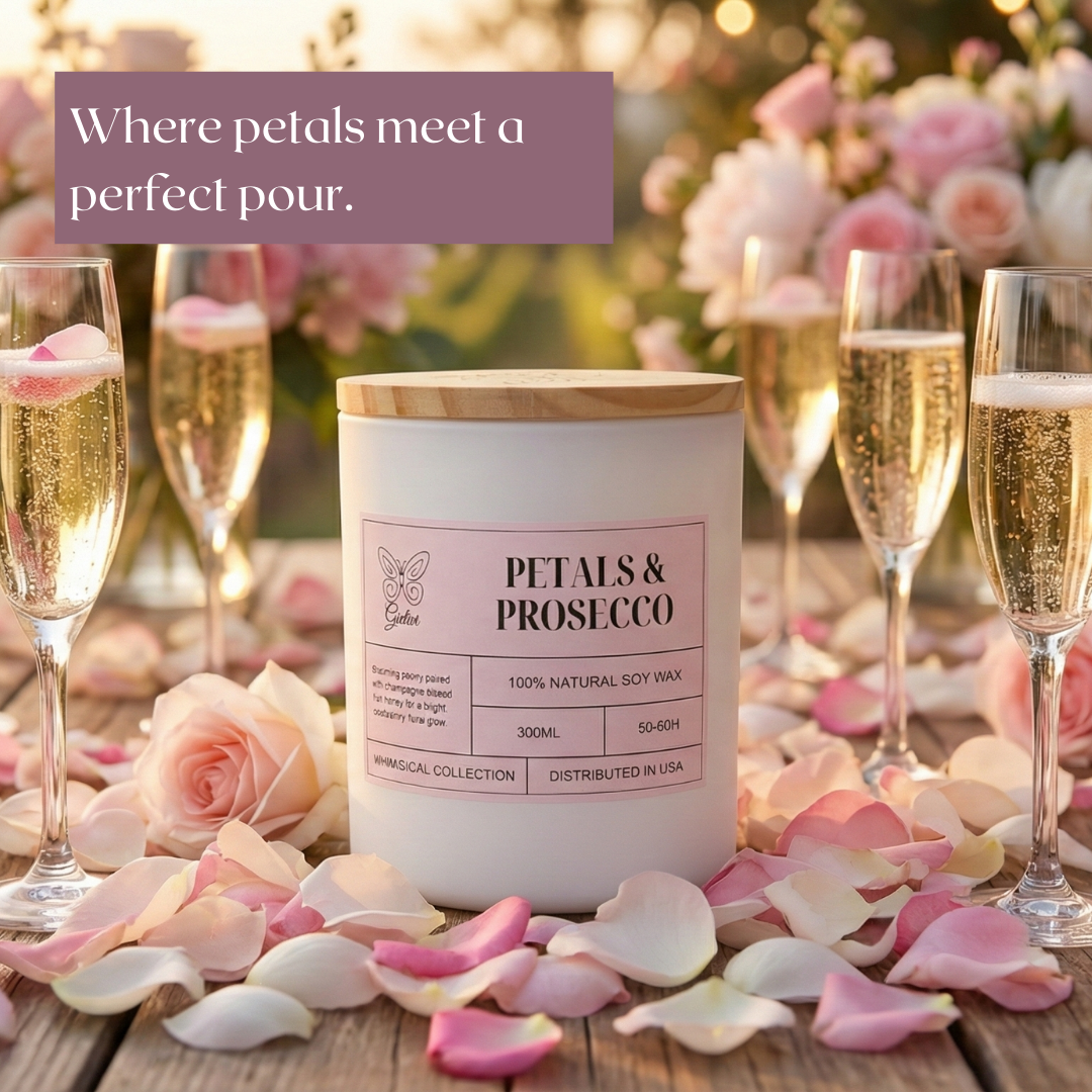 Petals & Prosecco Candle – Fresh, Floral & Luxuriously Bright
