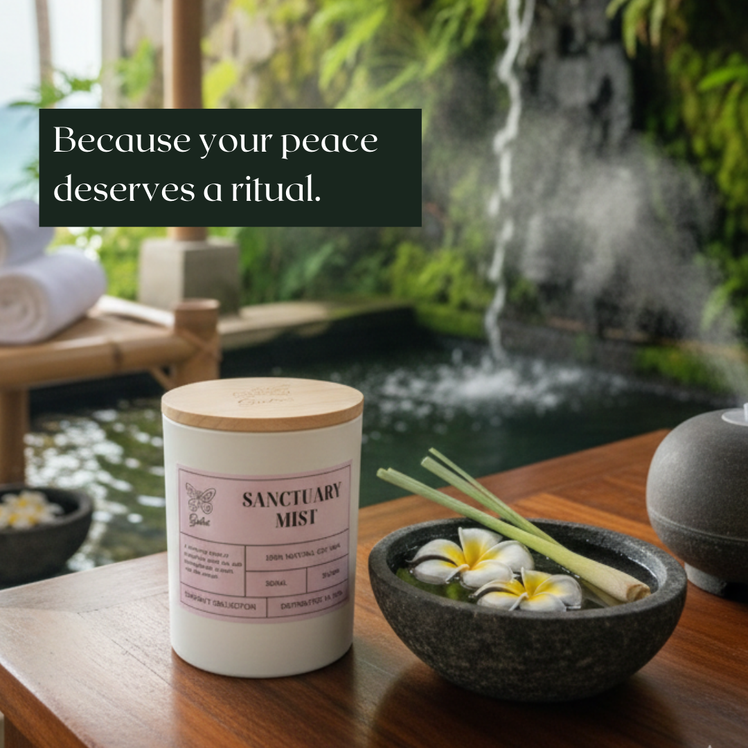 Sanctuary Mist Candle – Fresh, Clean & Spa-Like Relaxation
