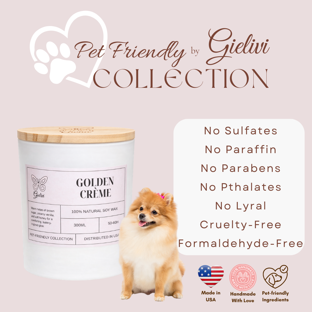 Golden Creme Candle – Warm, Elegant & Luxurious