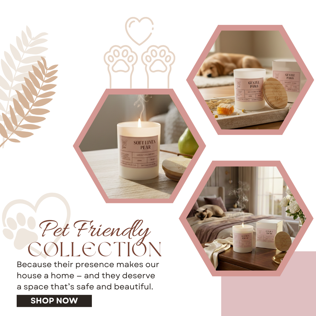 Golden Creme Candle – Warm, Elegant & Luxurious