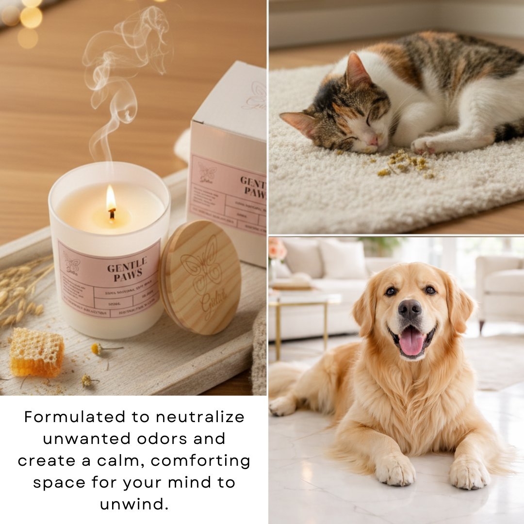 Gentle Paws Candle – Calm, Clean & Comforting