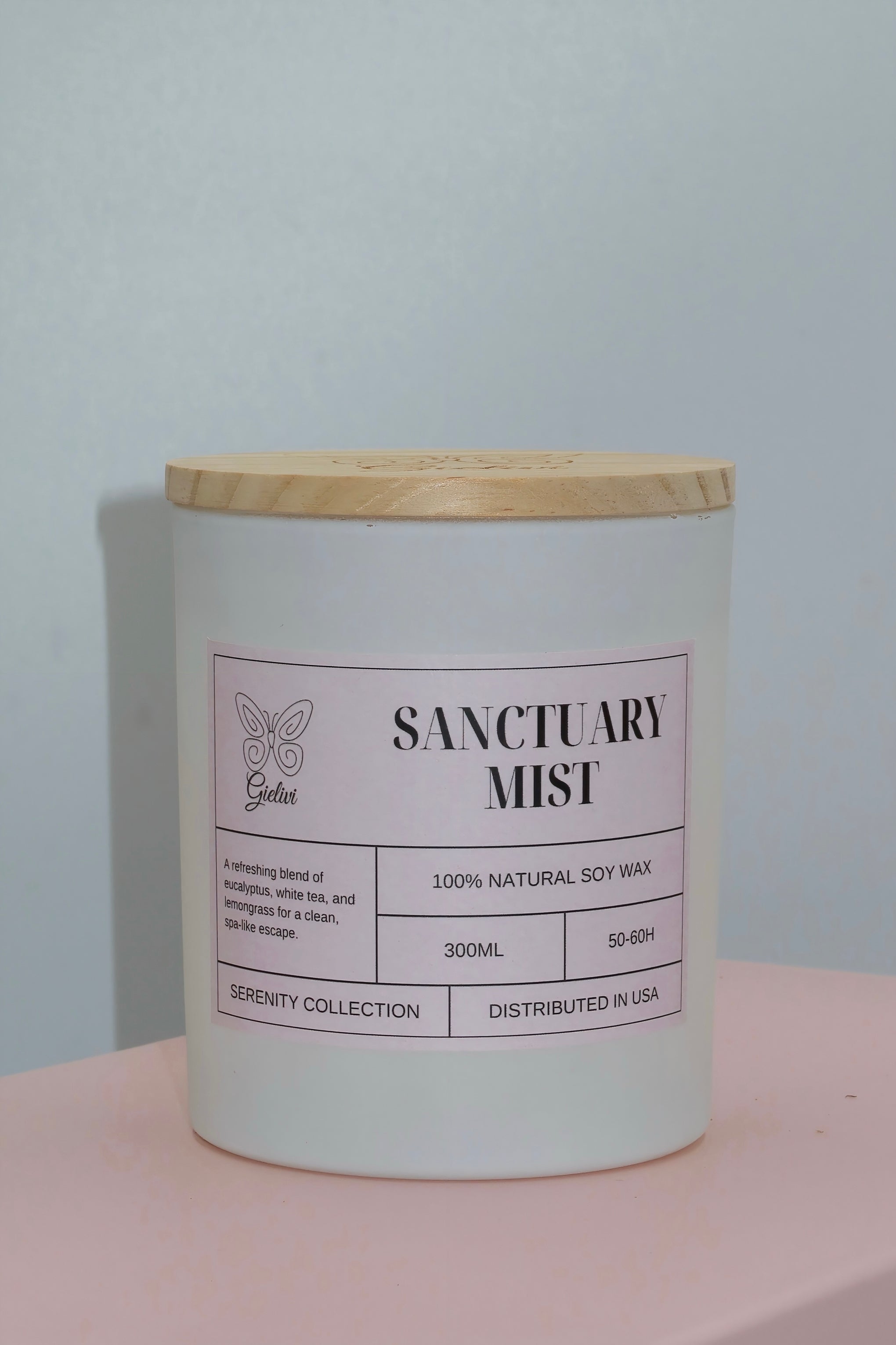 Sanctuary Mist Candle – Fresh, Clean & Spa-Like Relaxation