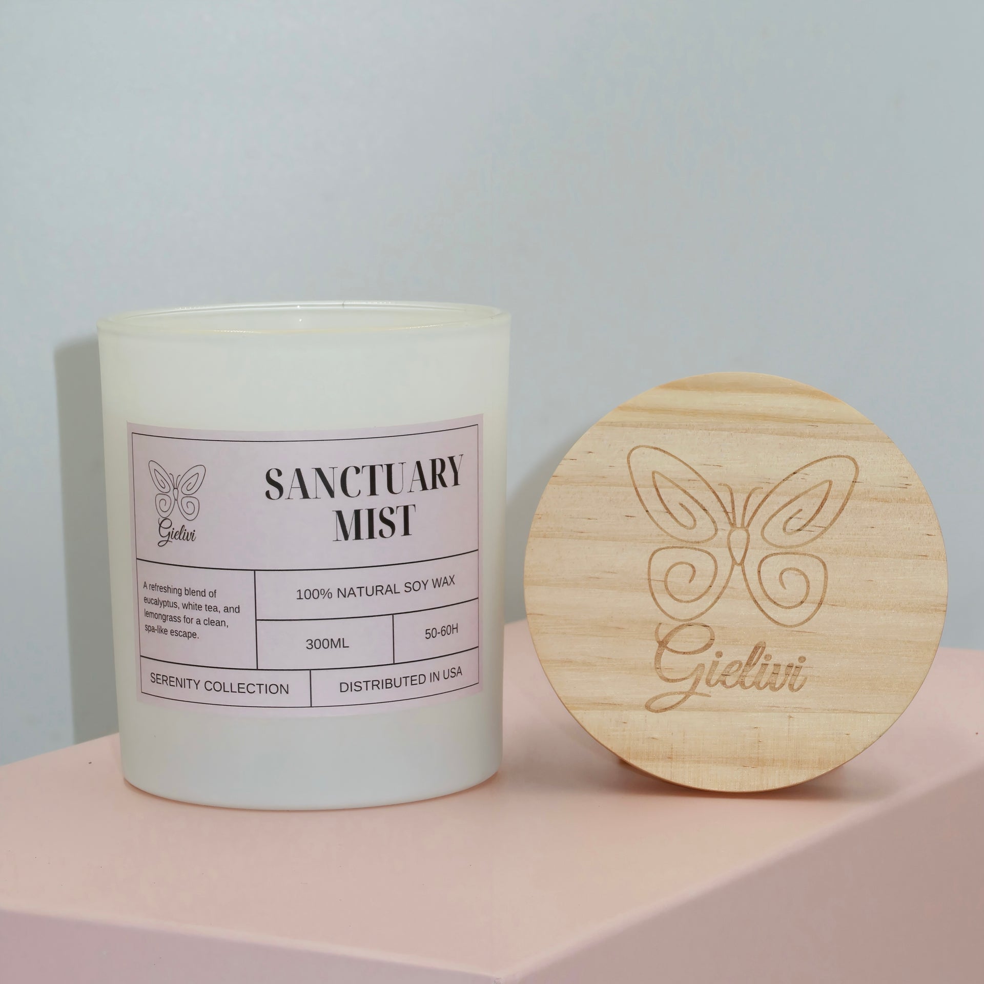 Sanctuary Mist Candle – Fresh, Clean & Spa-Like Relaxation