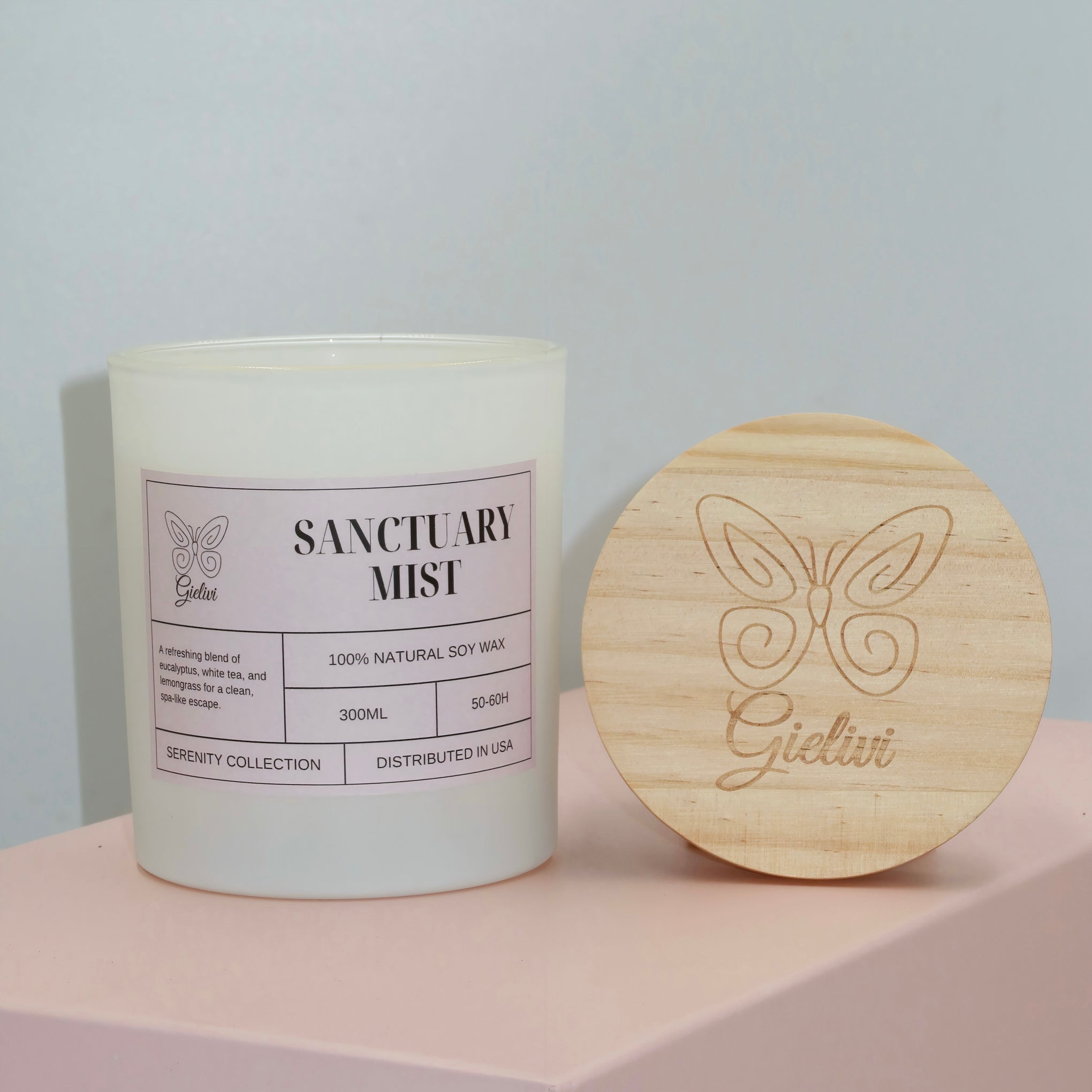 Sanctuary Mist Candle – Fresh, Clean & Spa-Like Relaxation
