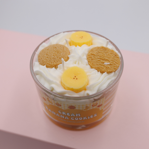 Cream Banana Cookies Candle