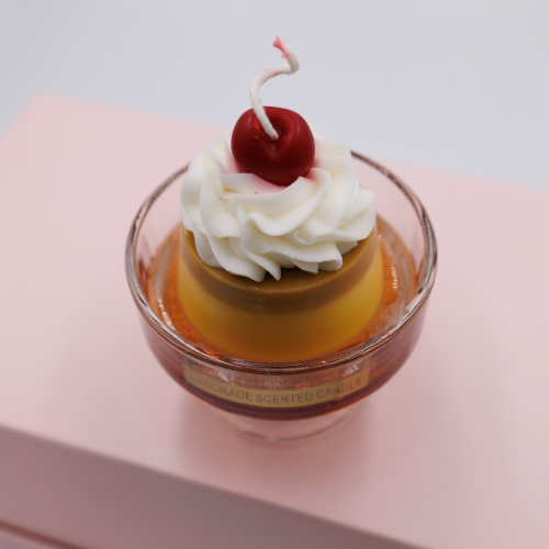 Flan Dessert Candle – Sweet, Elegant & Cozy