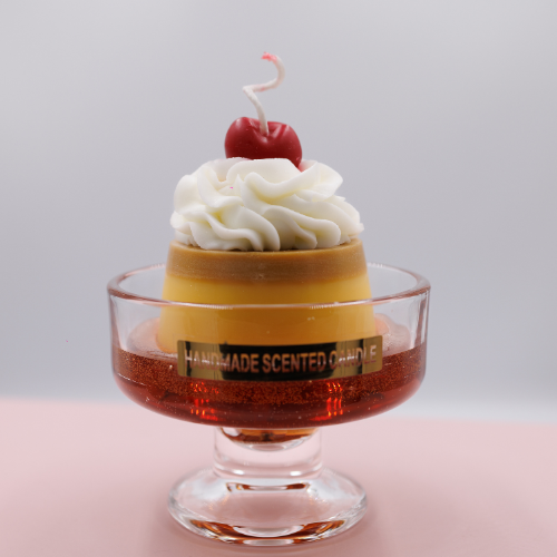 Flan Dessert Candle – Sweet, Elegant & Cozy