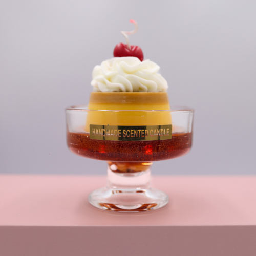 Flan Dessert Candle – Sweet, Elegant & Cozy