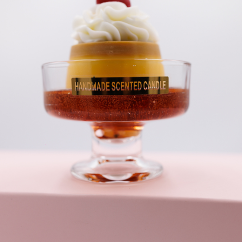 Flan Dessert Candle – Sweet, Elegant & Cozy