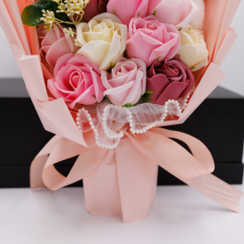 Pink Bear Flower Bouquet – Cute & Romantic Gift