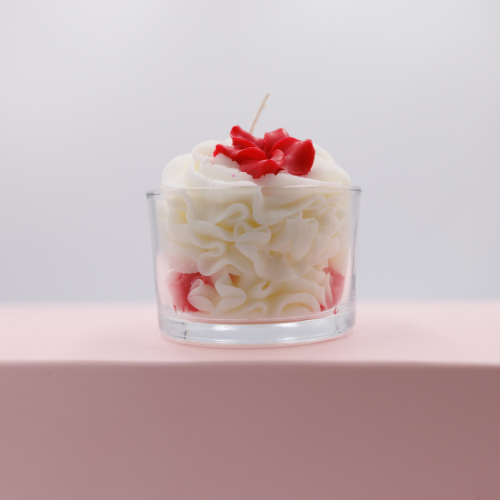 Star Strawberry – Sweet Dessert Candle