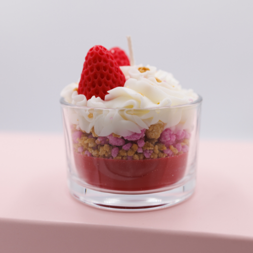 Strawberry Cookies Candle – Sweet, Cute & Cozy Vibes