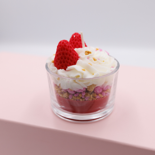 Strawberry Cookies Candle – Sweet, Cute & Cozy Vibes
