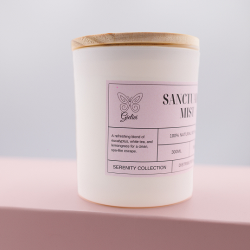 Sanctuary Mist Candle – Fresh, Clean & Spa-Like Relaxation